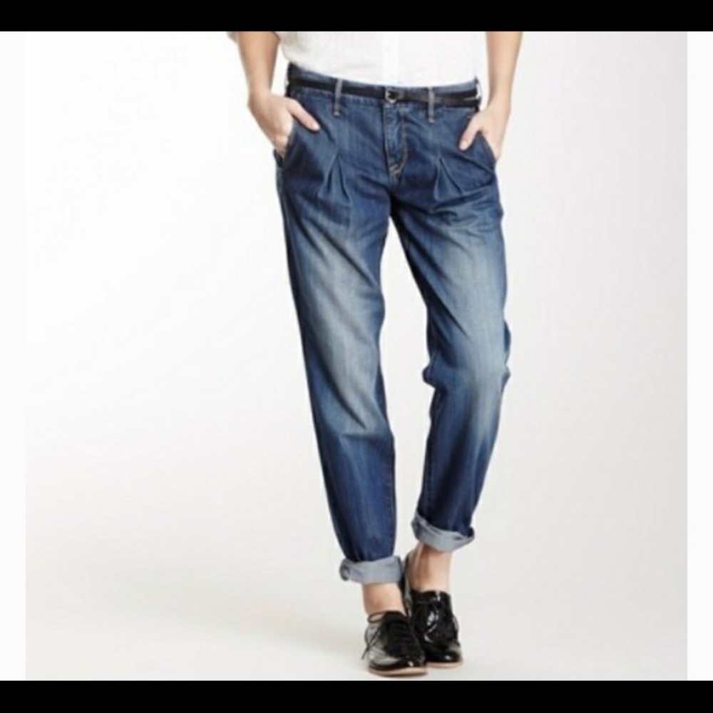 RND Robert Rodriguez Newsboy Slim pleated jeans